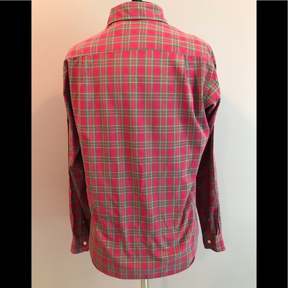 Lands End Plaid Shirt - Picture 4 of 8